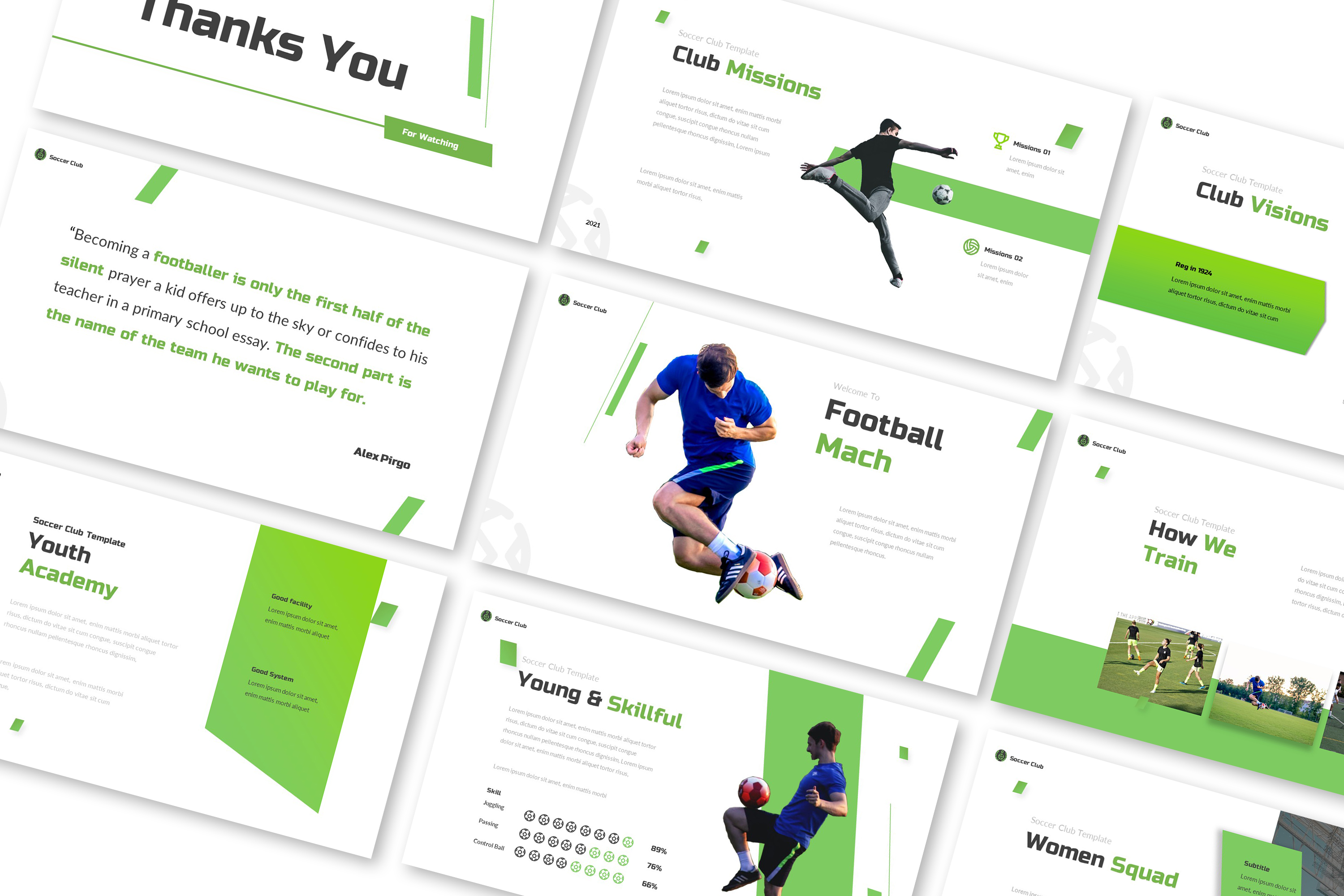 Football Mach Google Slides Template by Focusdesigntem GraphicRiver
